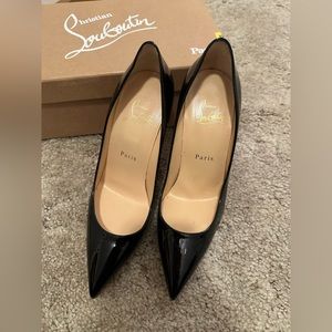 Christian Louboutin Décolleté 554 100 patent-leather pumps